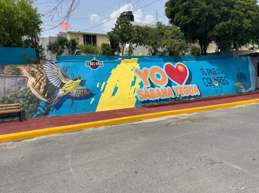Inauguran boulevard y parador fotográfico en Sabana Yegua