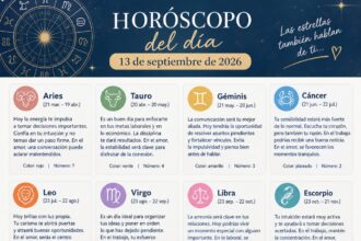 Horóscopo del 13 de septiembre de 2026: predicciones y número de la suerte