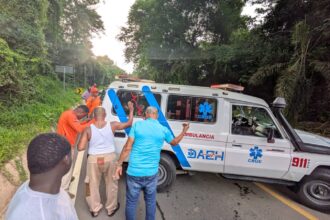 Varias personas heridas tras accidente en el puente de Guayabo, Bayaguana