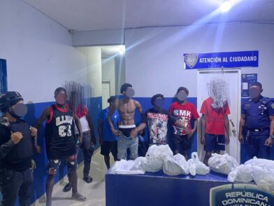 Policía y Migración detienen a 22 haitianos en condición migratoria irregular en Hoyo de Friusa