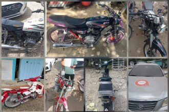 Policía Nacional detiene 11 personas y recupera vehículos y motocicletas durante operativos en Santiago