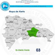 El Gran Santo Domingo y San Cristóbal en alerta verde por lluvias