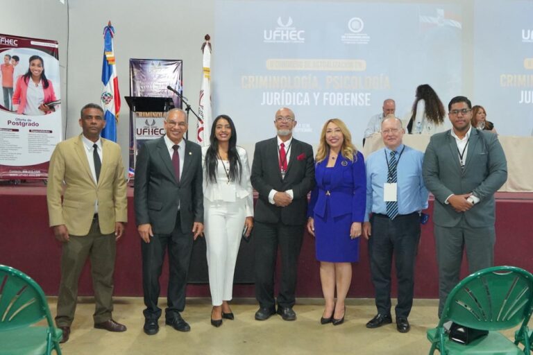 UFHEC reúne expertos de nueve países en congreso internacional de criminología, psicología jurídica y ciencias forenses