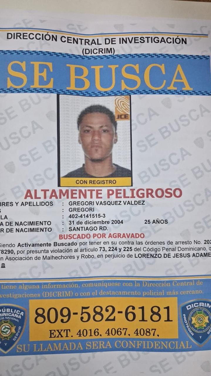 Policía identifica a joven muerto en enfrentamiento con agentes del DICRIM en Santiago