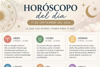 Horóscopo del 17 de septiembre de 2026: predicciones y número de la suerte