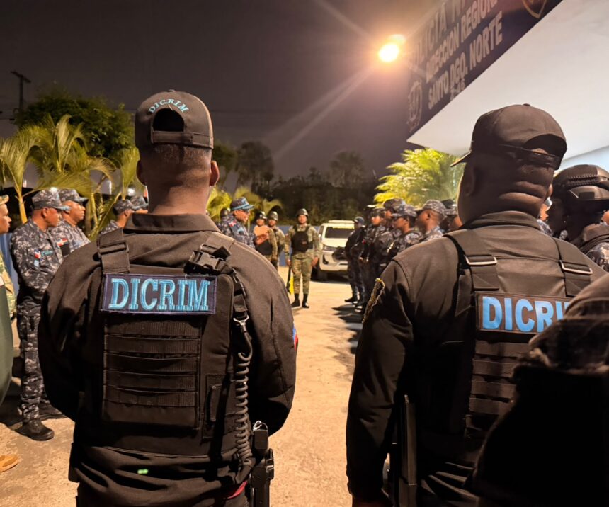 DICRIM ocupa drogas, armas ilegales y captura prófugo de la justicia en Santo Domingo Norte y Monte Plata