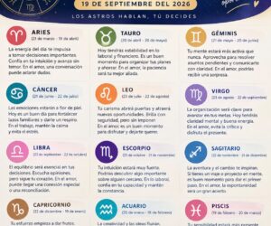 Horóscopo del 19 de septiembre de 2026: descubre qué tienen preparado los astros