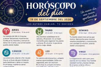 Horóscopo del 19 de septiembre de 2026: descubre qué tienen preparado los astros