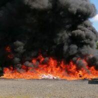 Más de 2,300 kilos de cocaína y marihuana son destruidos por el Inacif