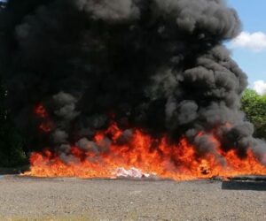 Más de 2,300 kilos de cocaína y marihuana son destruidos por el Inacif