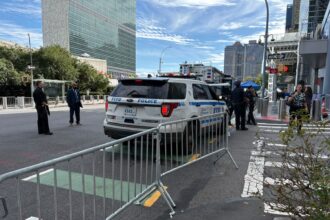 Restringen tránsito vehicular en calles cercanas a la sede de la ONU por Asamblea General