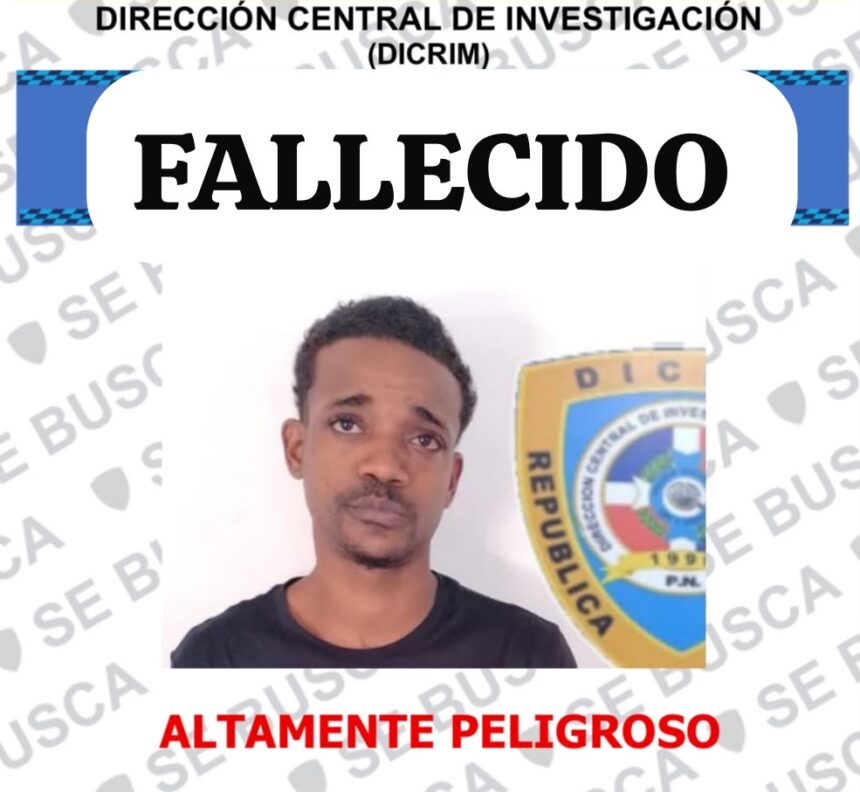 Joselito Mateo muere durante intervención del DICRIM