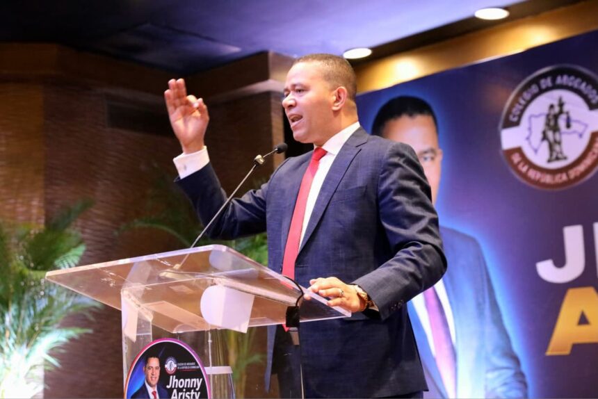 Jhonny Aristy pide al PRM asumir candidatura institucional para elecciones del Colegio de Abogados