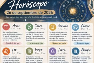 Horóscopo del 26 de septiembre de 2026: predicciones para los 12 signos