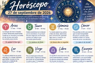 Horóscopo del 27 de septiembre de 2026: esto les depara el día a cada signo