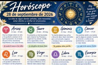 Horóscopo del 28 de septiembre de 2026: descubre qué tienen preparado los astros para tu signo