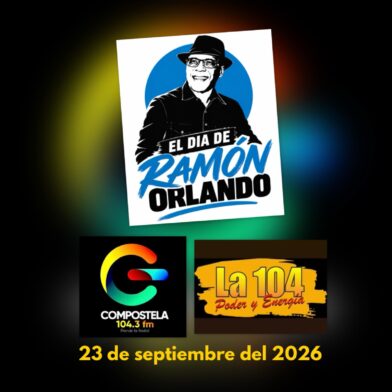 Compostela 104.3 FM y LA 104FM dedican su programación a Ramón Orlando por sus 50 años en el arte