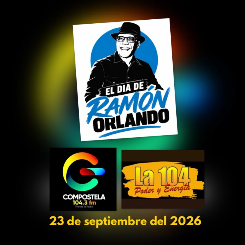 Compostela 104.3 FM y LA 104FM dedican su programación a Ramón Orlando por sus 50 años en el arte