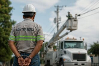 Contratistas de Edesur.