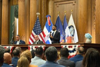Antonio Reynoso, hijo de inmigrantes dominicanos y primer latino en ocupar la presidencia del condado de Brooklyn.
