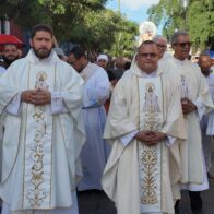 Creyentes recorren la Zona Colonial en tradicional procesión por el Día de Las Mercedes