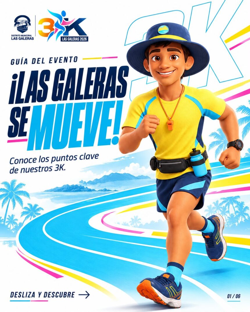 Carrera de 3 kilómetros en Las Galeras se celebrará este domingo