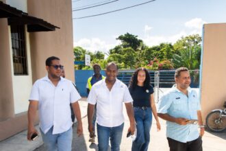 Paola Reyes destaca proyectos de viviendas y remozamientos de canchas deportivas en Samaná