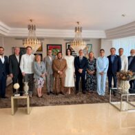 Yossi Abadi ofrece almuerzo en honor al vicepresidente de El Salvador, Félix Ulloa