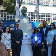 UASD conmemora asesinato de Amín Abel Hasbún con ofrenda floral