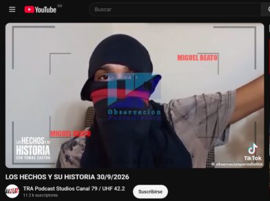 Policía Nacional aclara que video de hombre encapuchado en Santiago corresponde a entrevista de 2023