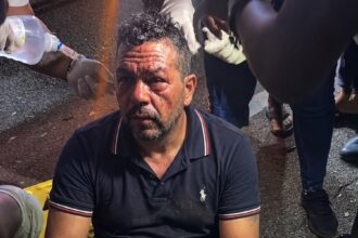 Accidente en Salcedo deja un hombre herido con fracturas en ambas piernas