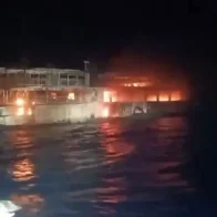 Cinco muertos y 87 desaparecidos en Filipinas tras el incendio de un barco de pasajeros