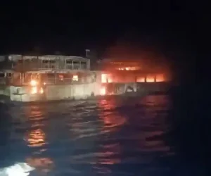 Cinco muertos y 87 desaparecidos en Filipinas tras el incendio de un barco de pasajeros