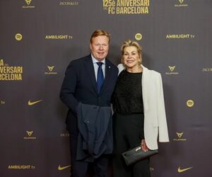 Fallece Bartina Koeman, esposa del exfutbolista y técnico Ronald Koeman, a los 65 años