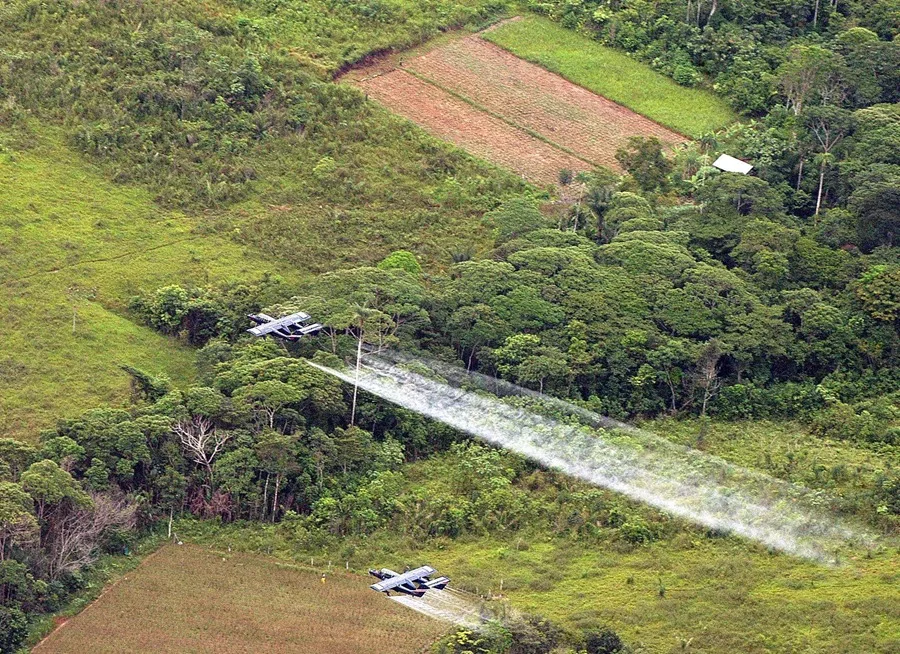 Colombia autoriza plan piloto de fumigación aérea para combatir cultivos ilícitos