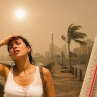Calor intenso y polvo sahariano: una vaguada traerá aguaceros este domingo