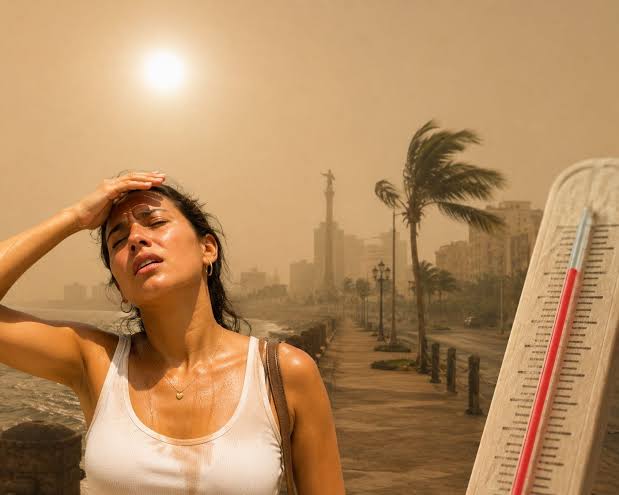 Calor intenso y polvo sahariano: una vaguada traerá aguaceros este domingo