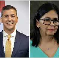 Santiago Peña se reúne con Delcy Rodríguez en Caracas para abrir diálogo entre Paraguay y Venezuela