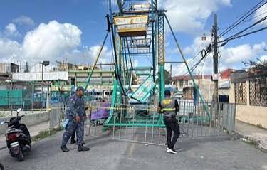 Ordenan cierre y desmantelamiento de feria mecánica tras accidente en Hato Mayor