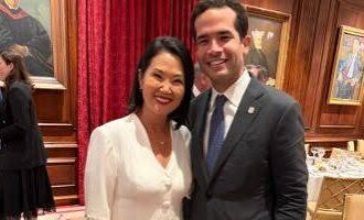 Omar Fernández felicita a Keiko Fujimori y destaca vínculos entre RD y Perú