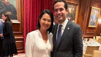 Omar Fernández felicita a Keiko Fujimori y destaca vínculos entre RD y Perú