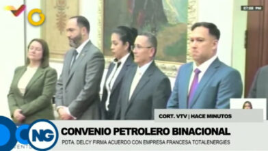 Venezuela firma un memorando de entendimiento con filial de TotalEnergies para cooperación