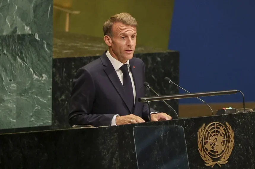 Macron propone ante la ONU una moratoria en Ucrania para ataques a infraestructuras y en el mar Negro