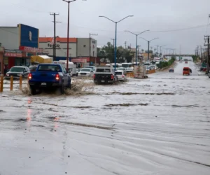 Tormenta tropical Polo causa inundaciones y cientos de damnificados en noroeste de México