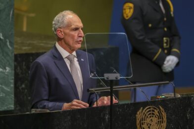 Asfura invita a invertir en Honduras y ofrece orden y transparencia en la Asamblea de ONU