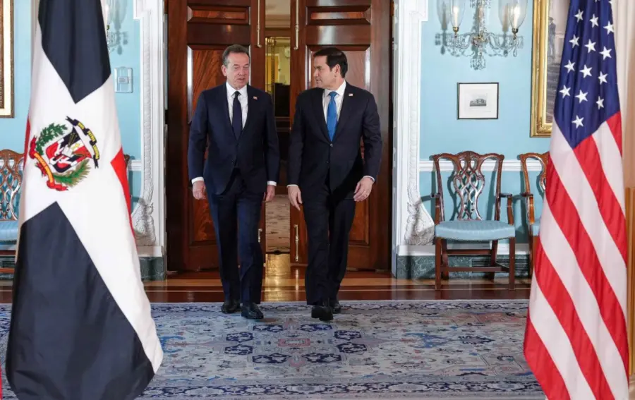 Bisonó y Rubio tratan agenda de seguridad y economía entre RD y Estados Unidos