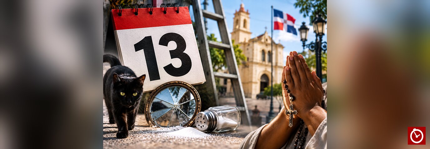 "Creemos en Dios, no en la mala suerte": dominicanos rechazan supersticiones del martes 13
