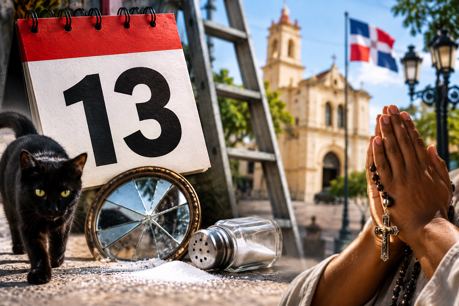 «Creemos en Dios, no en la mala suerte»: dominicanos rechazan supersticiones del martes 13