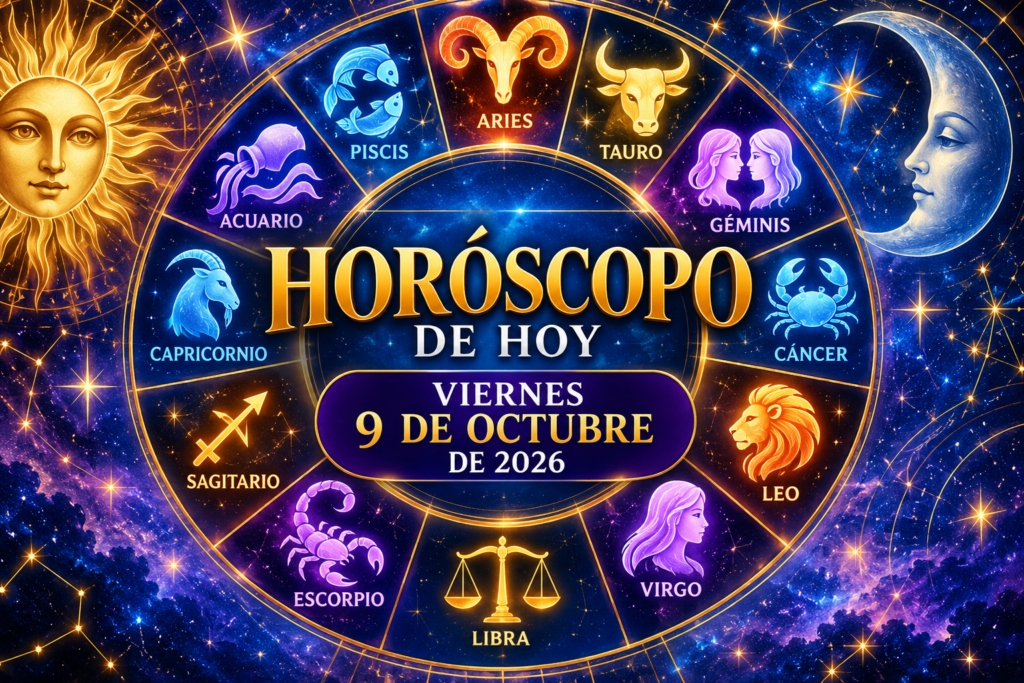 Horóscopo de hoy, viernes 9 de octubre de 2026: descubre qué te deparan los astros