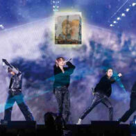 Lima renombra una calle en honor a BTS e ilumina de morado un arco monumental